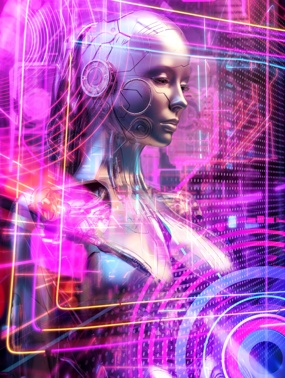 Cybernetic Android Portraits | DRONEFACE